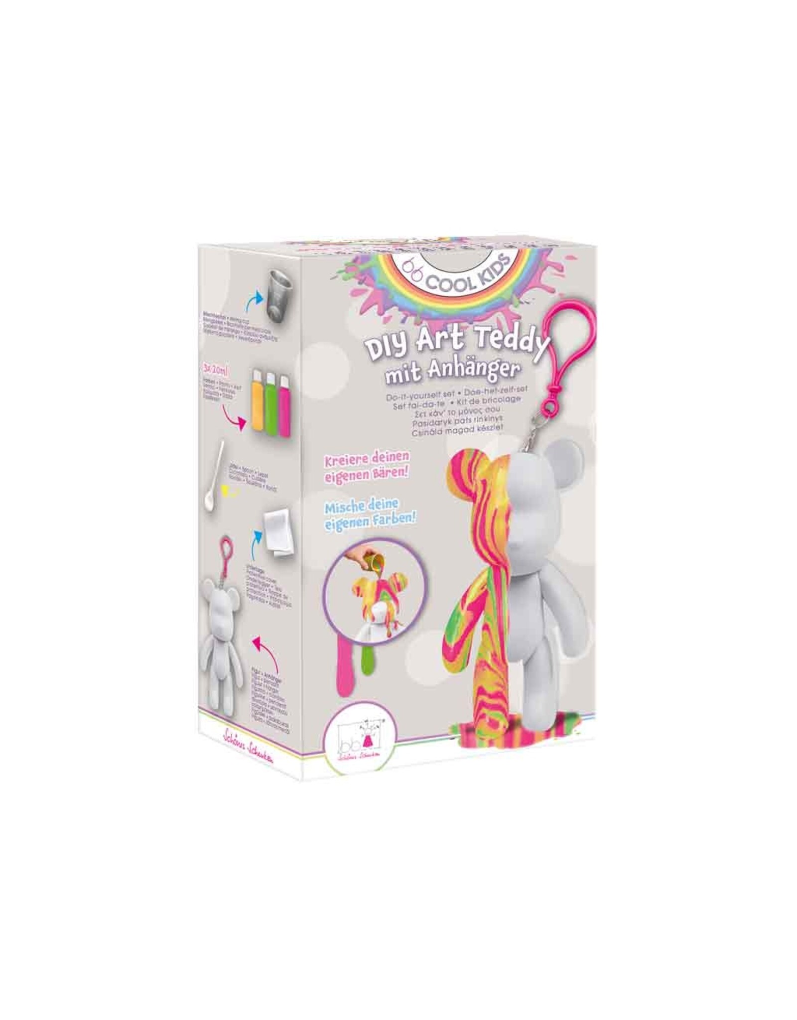 Schönes Schenken DIY Art Teddy mit Anhänger