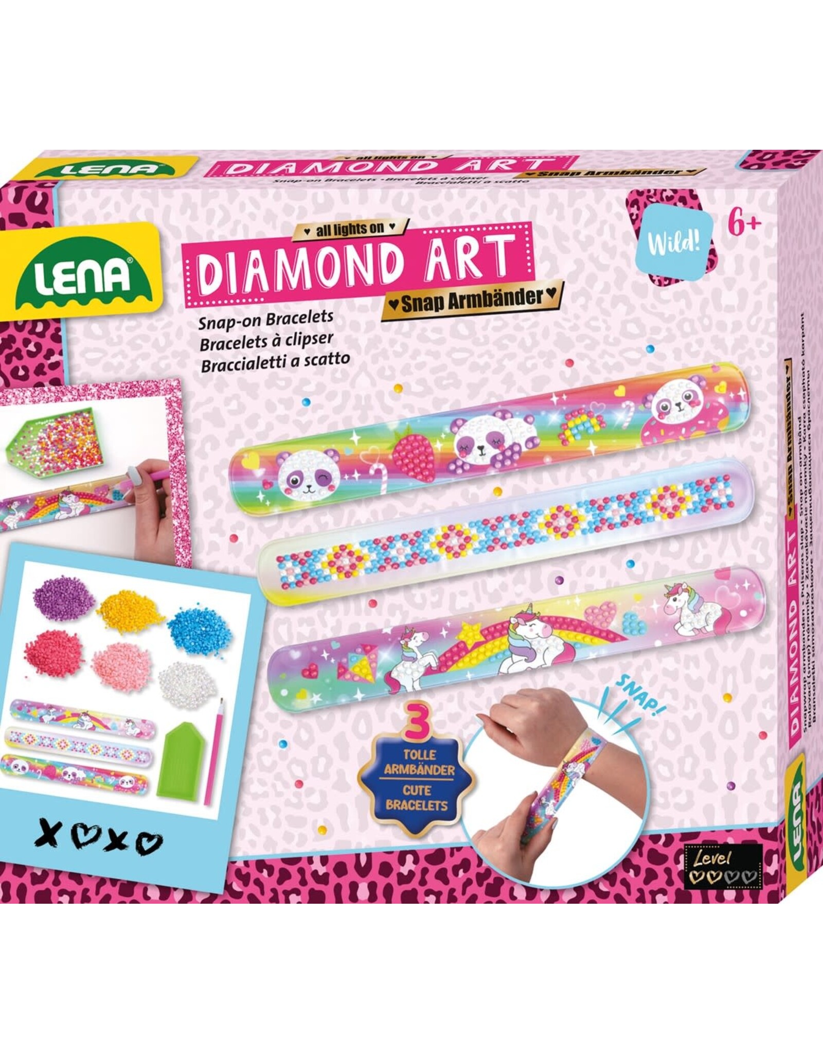 Lena Diamond Art "Snap-on Bracelets"
