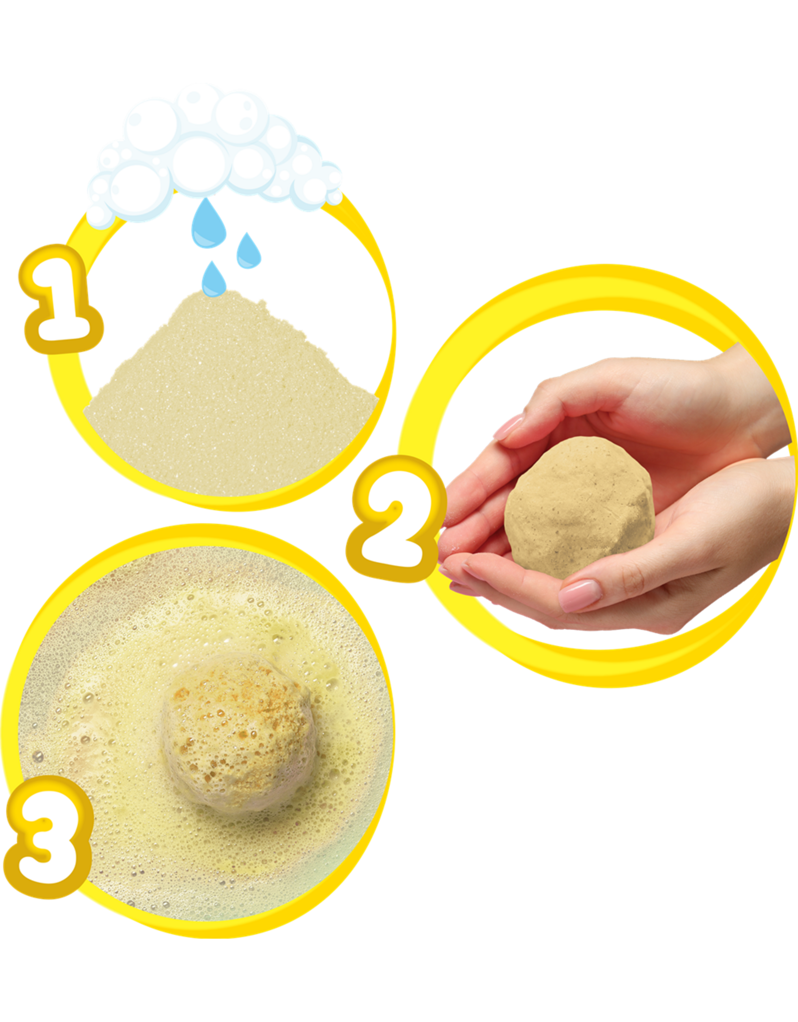 Bath Bomb DIY Yellow Bag