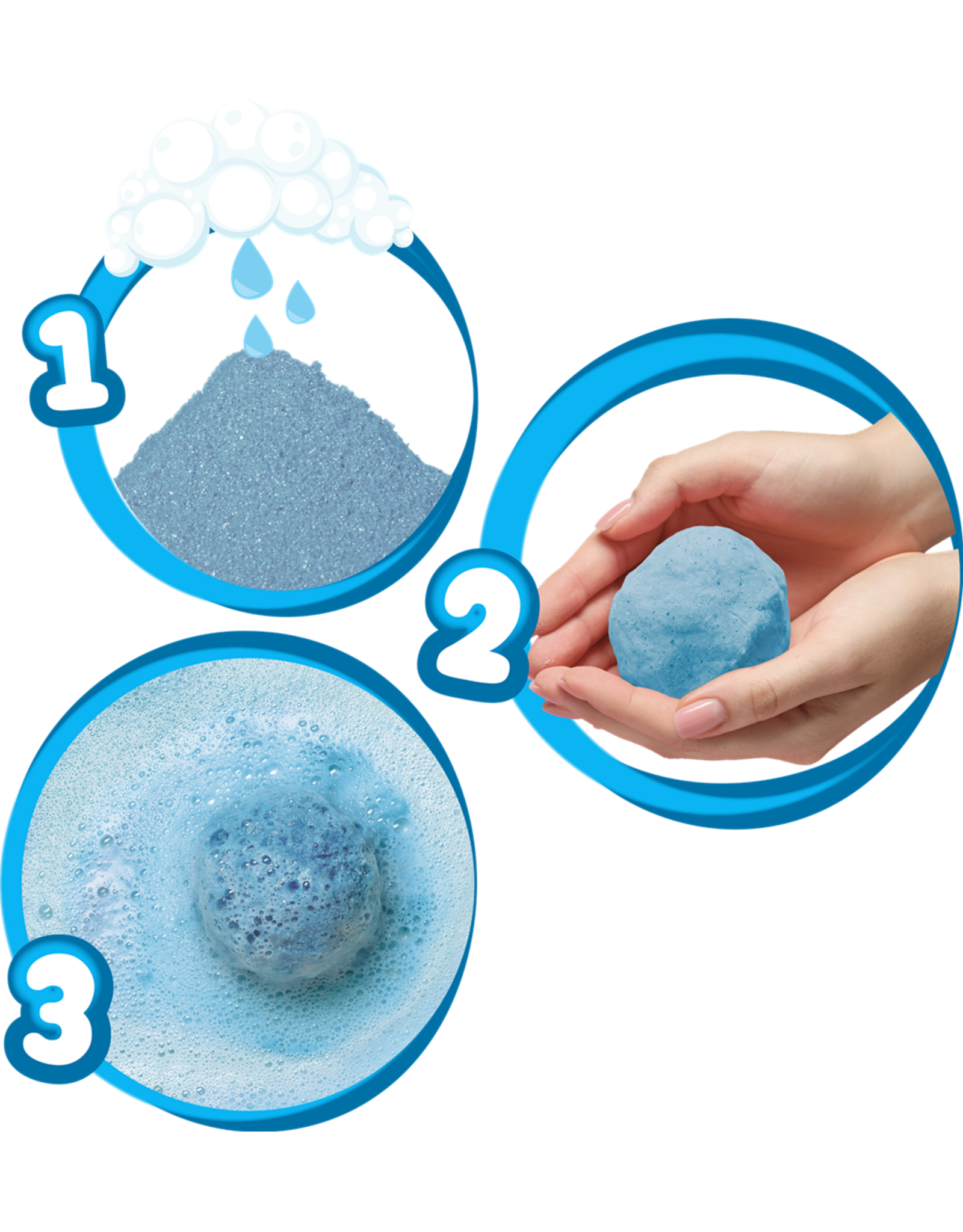 Bath Bomb DIY Blue Bag