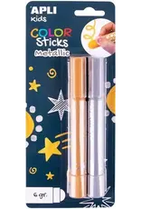 APLI Verfsticks Metallic Goud & Zilver