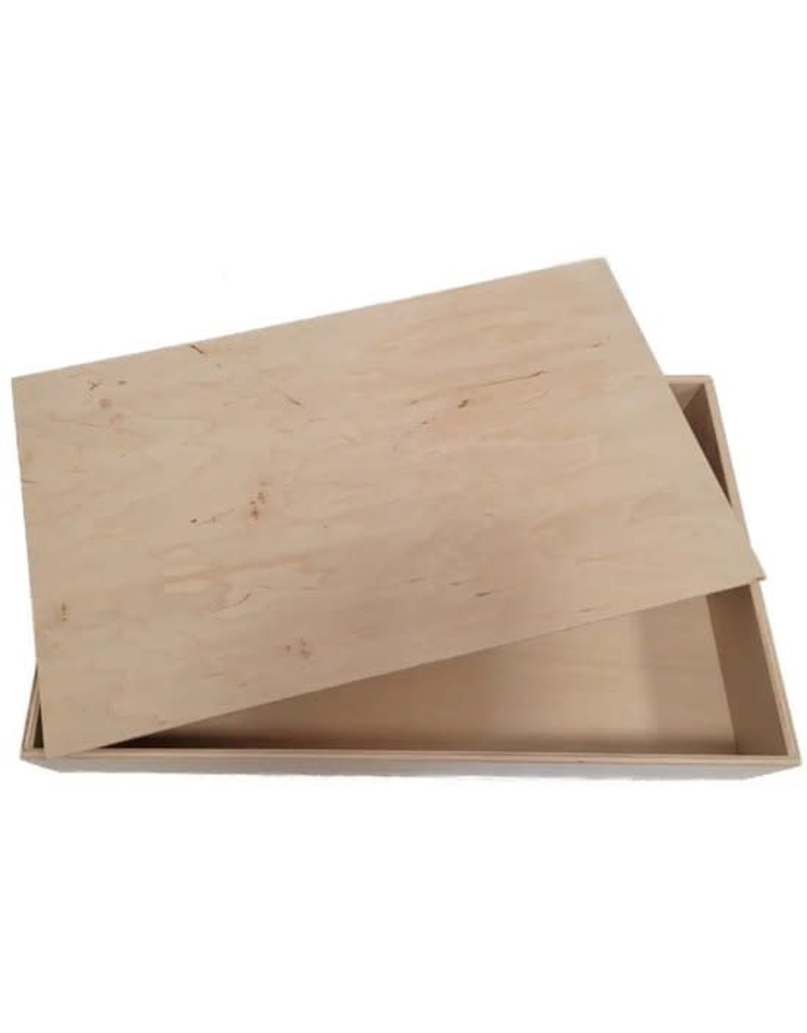 Houten Speelbak met Deksel (50x30x7)