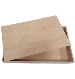 Houten Speelbak met Deksel (50x30x7)
