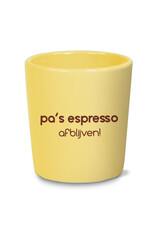 Espresso kopje "Pa's espresso"