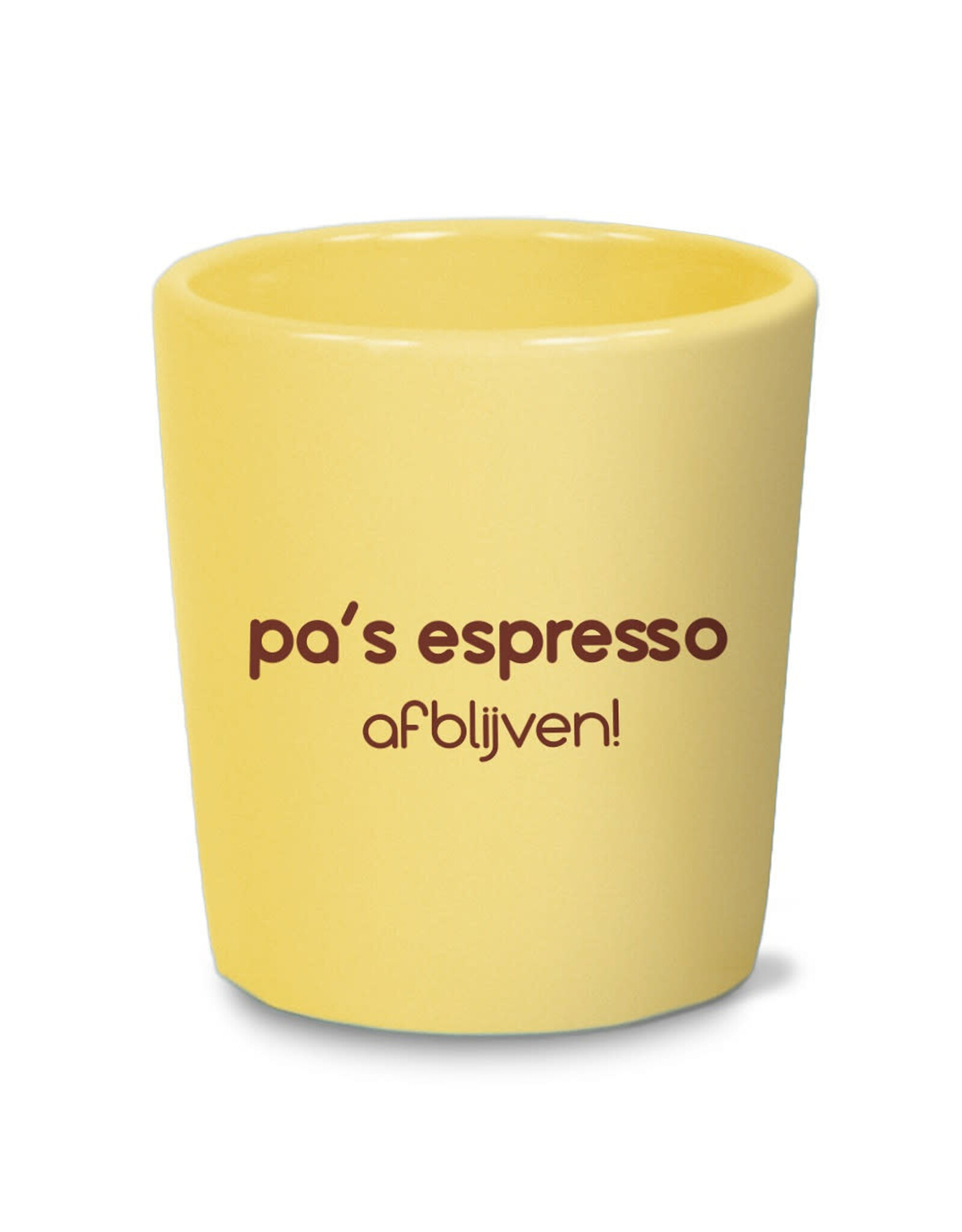 Espresso kopje "Pa's espresso"