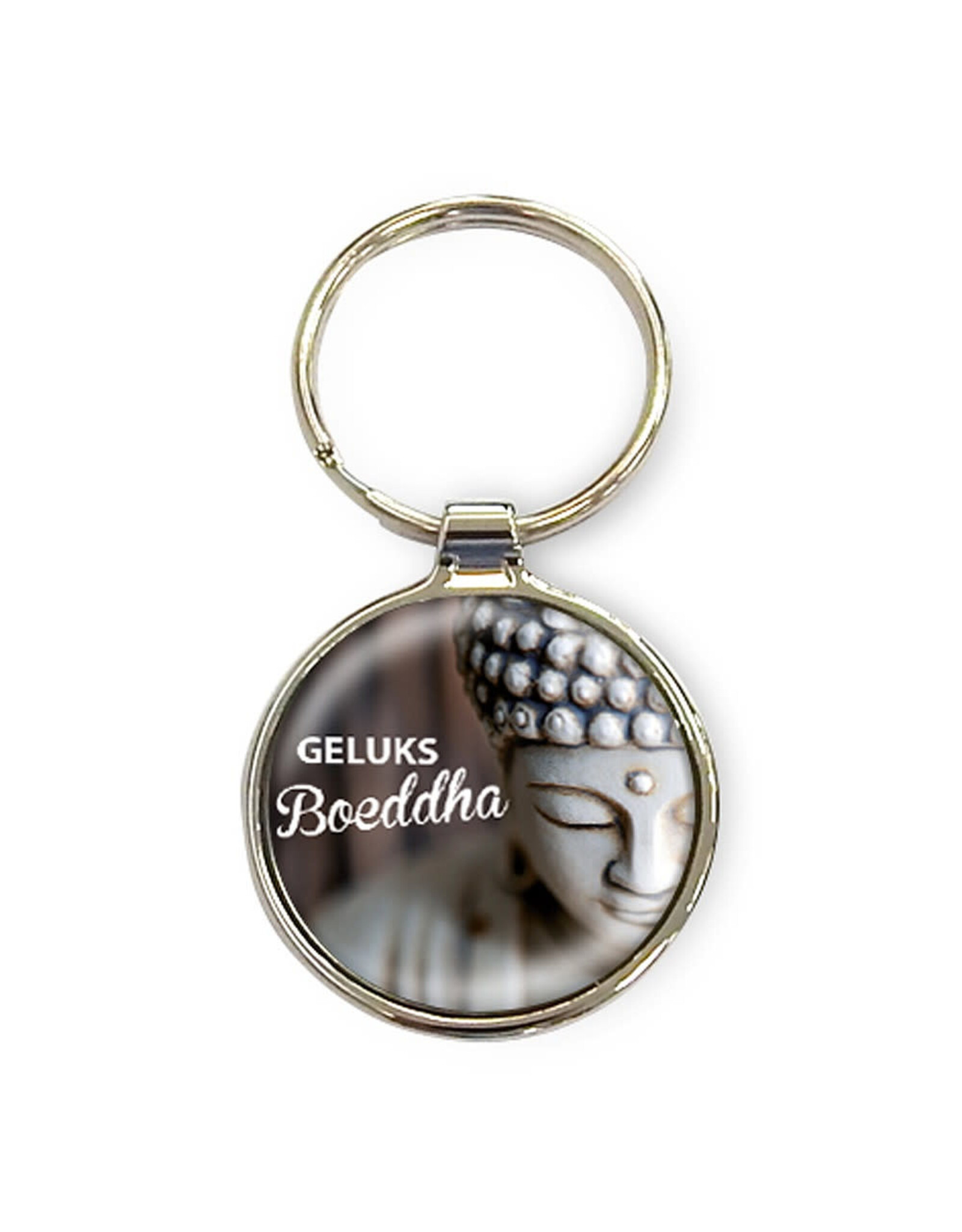 Geluks Boeddha Sleutelhanger