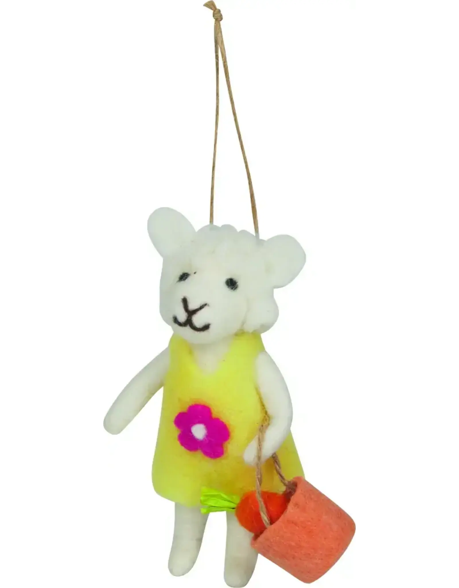 Frohe Ostern Filz Anhánger