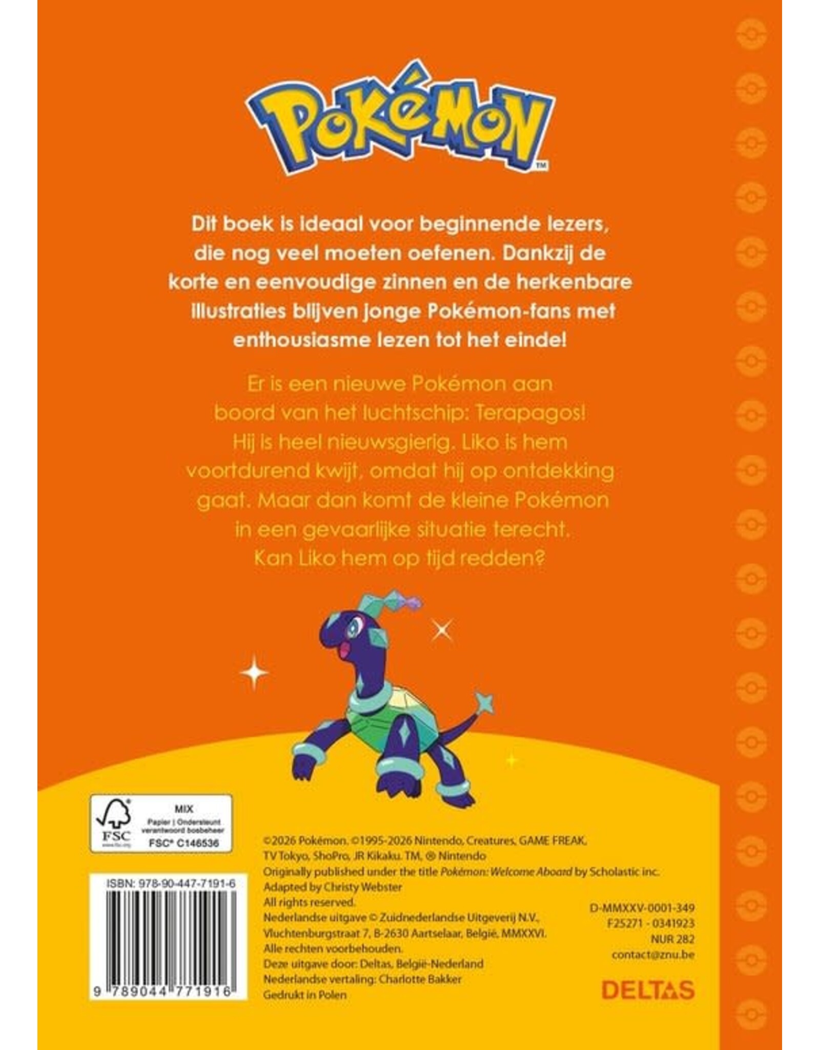 Deltas Pokémon Eerste leespret - Waar is Terapagos