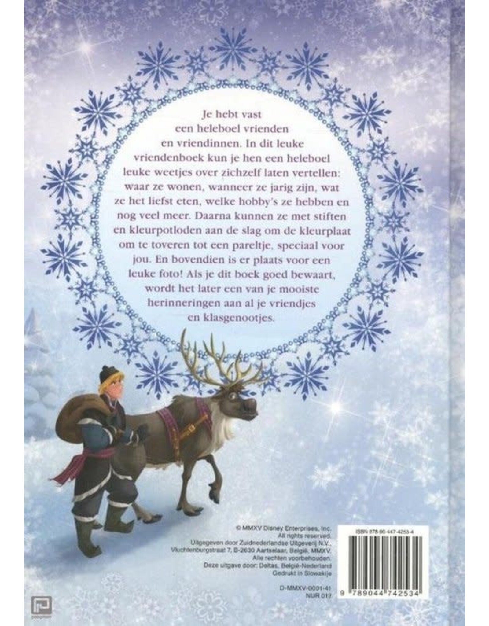 Deltas Frozen Vriendenboekje