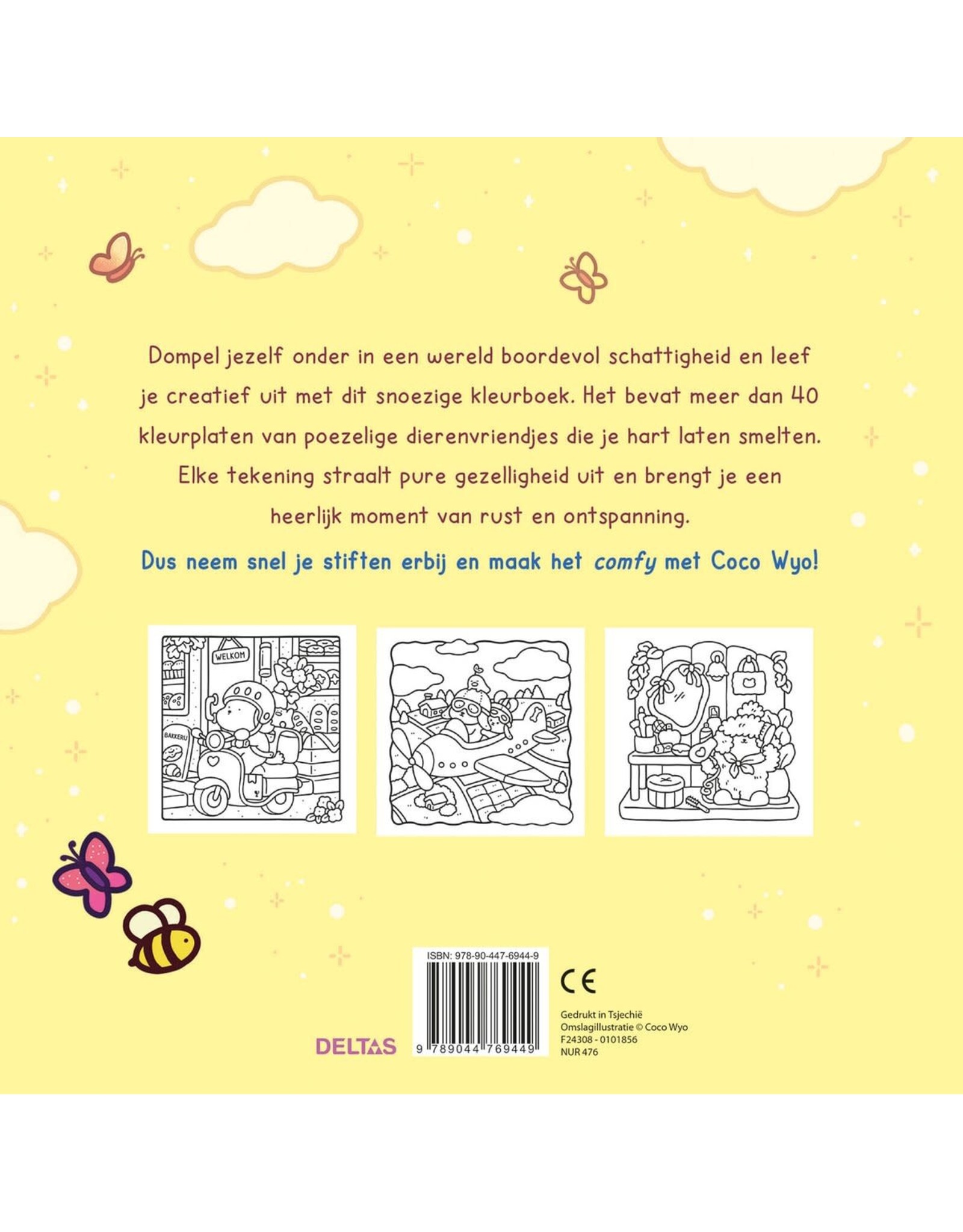 Deltas Cozy Cuties Cute & Comfy Kleurboek