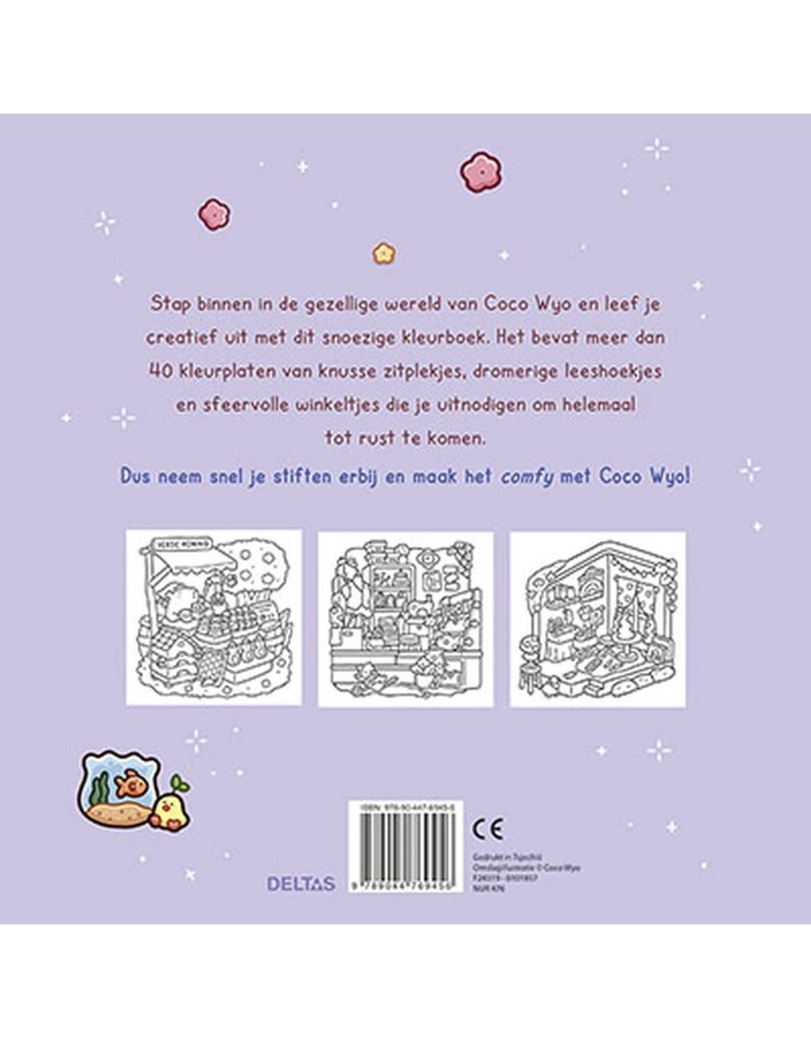 Deltas Cozy Corner Cute & Comfy Kleurboek