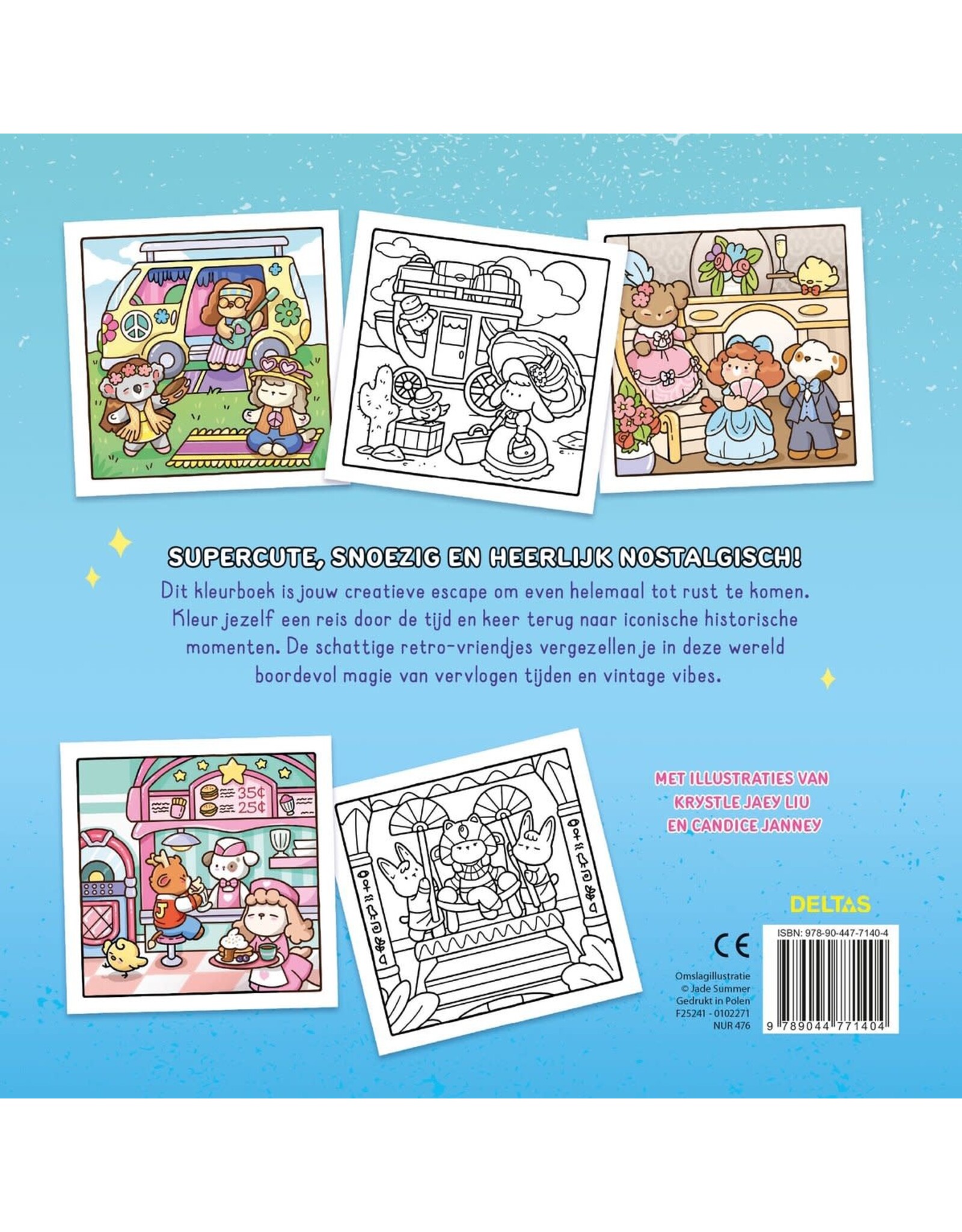 Deltas Cozy Vintage Comfy Kleurboek