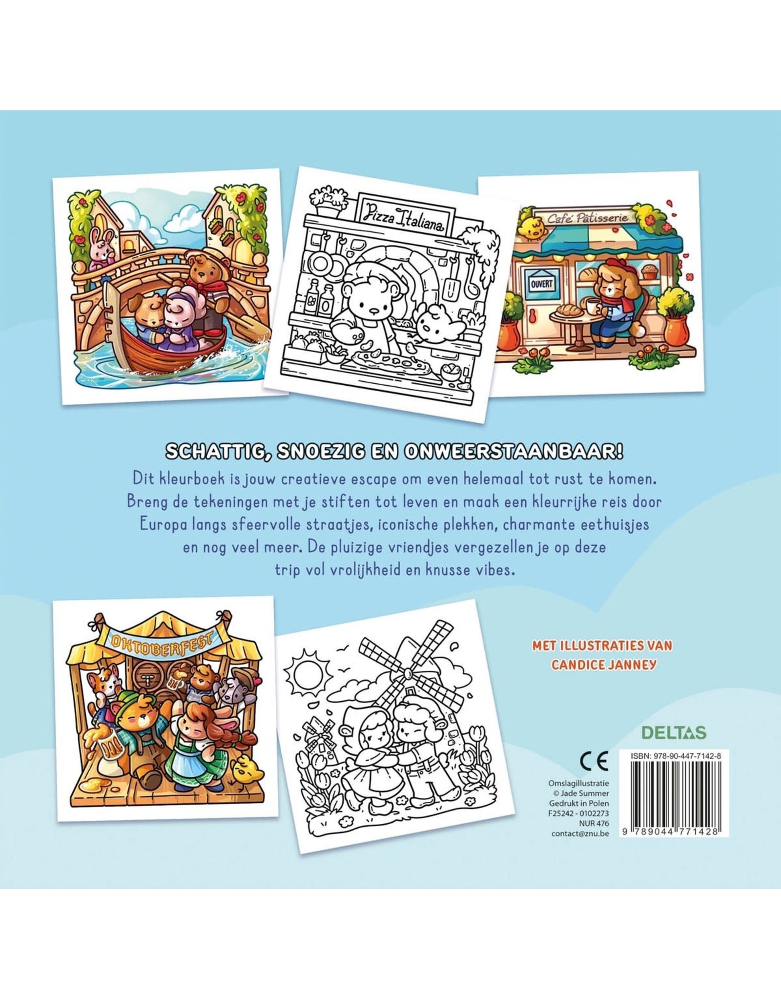 Deltas Cozy Europe Comfy Kleurboek