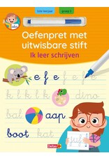 Deltas Oefenpret met uitwisbare stift - Ik leer schrijven