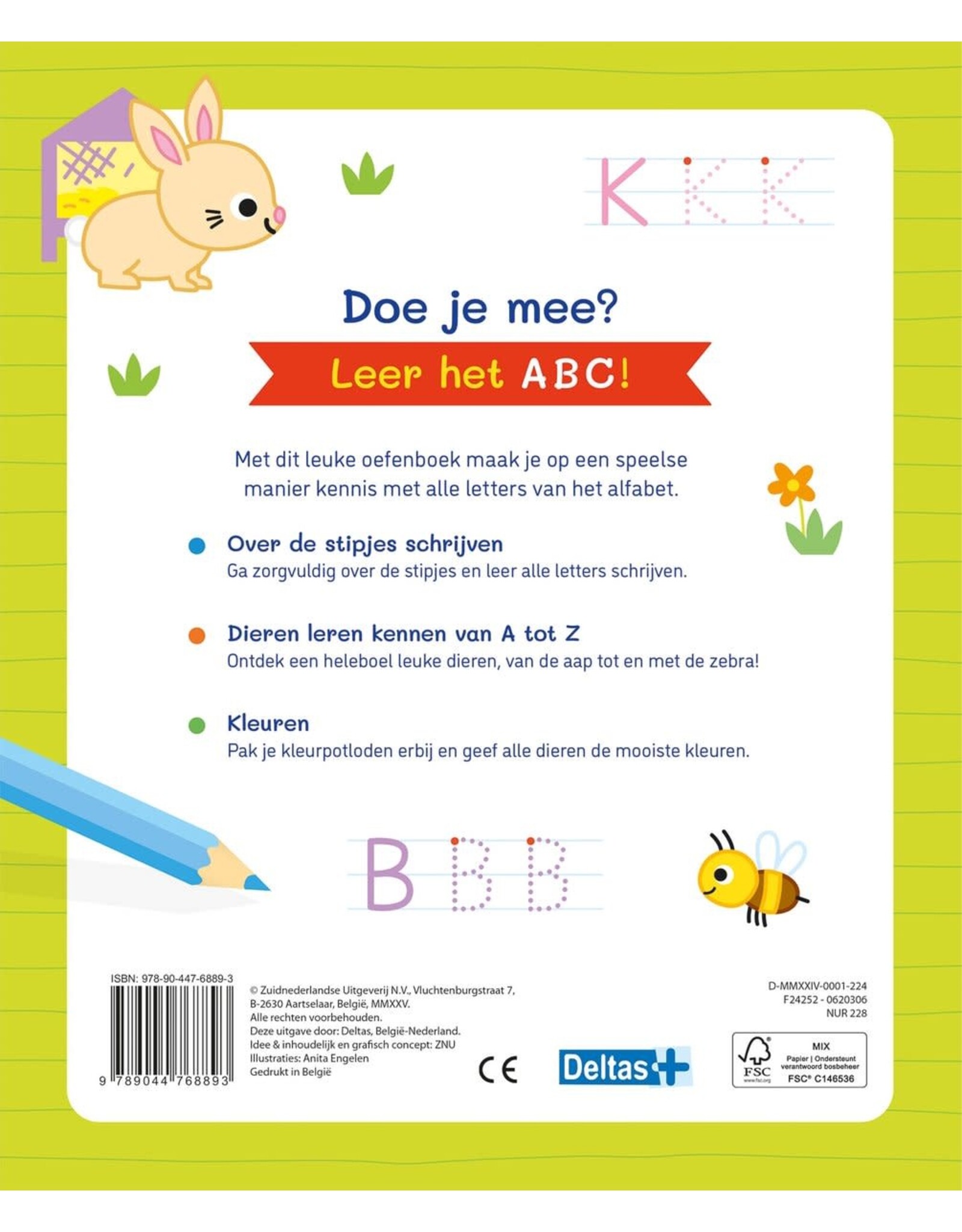 Deltas Mijn eerste ABC oefenboek