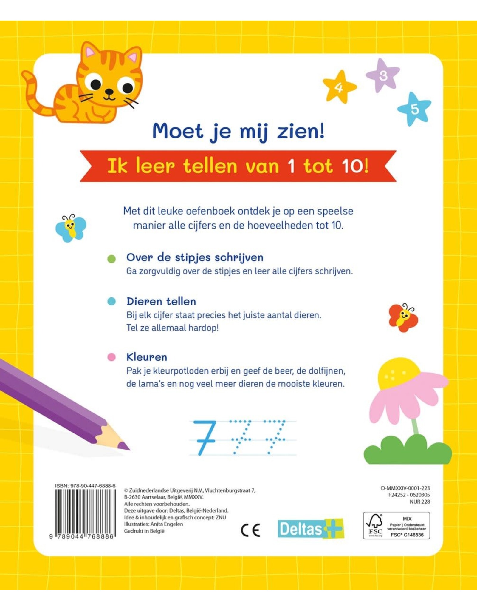 Deltas Mijn eerste 123 oefenboek