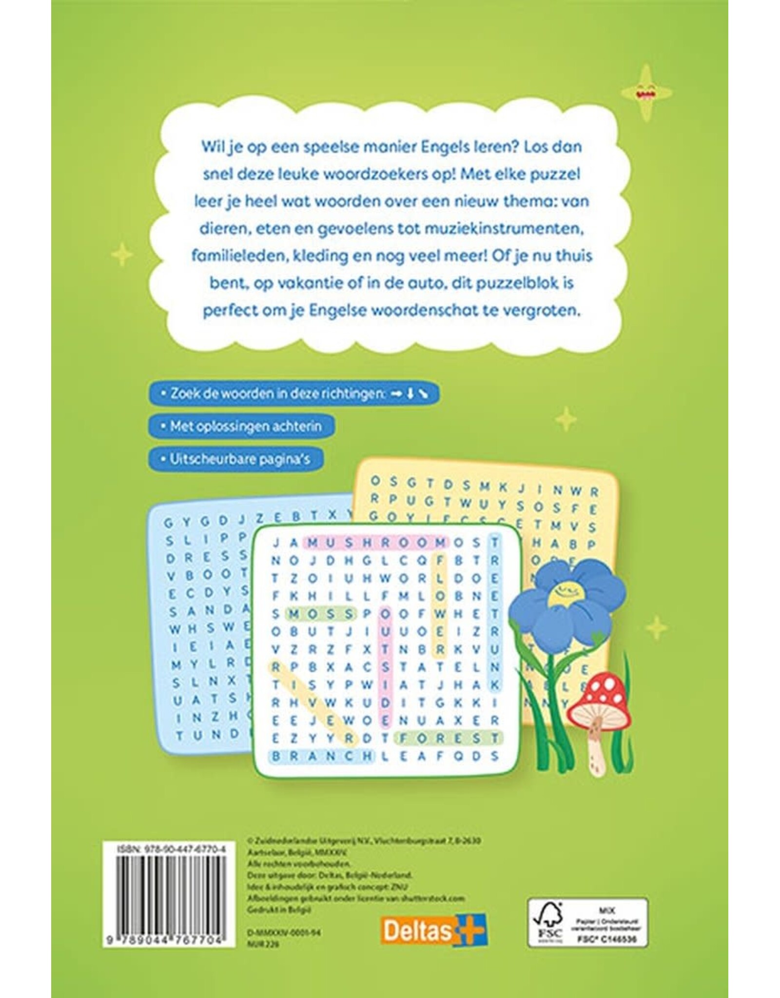 Deltas Woordzoekers "Ik leer Engels!"