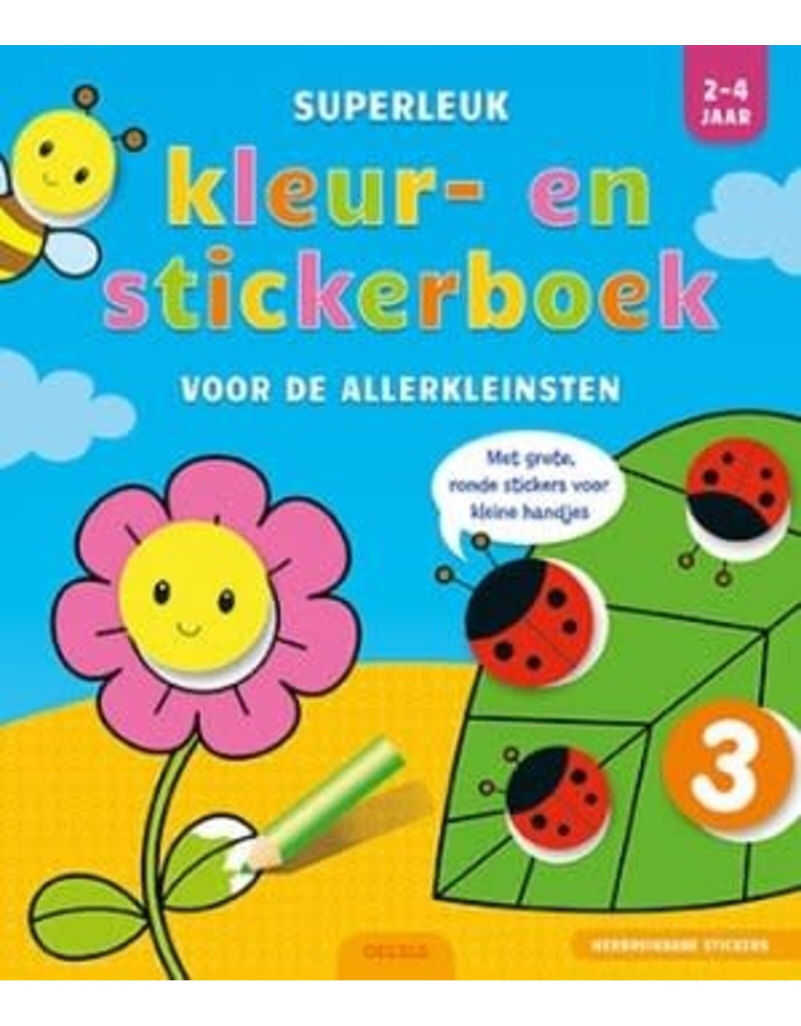Deltas Kleur- en Stickerboek voor de allerkleinsten