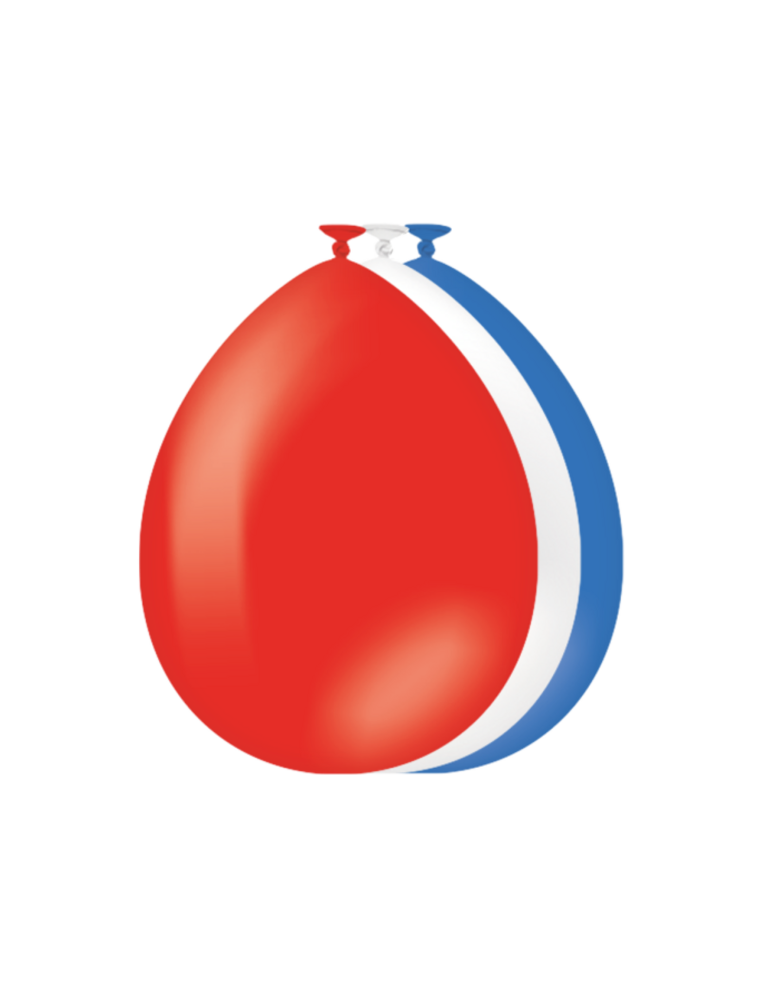 pd party Ballonnen 10 stuks Rood Wit Blauw