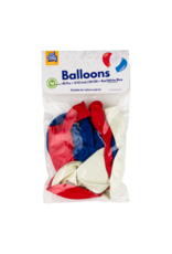 pd party Ballonnen 10 stuks Rood Wit Blauw