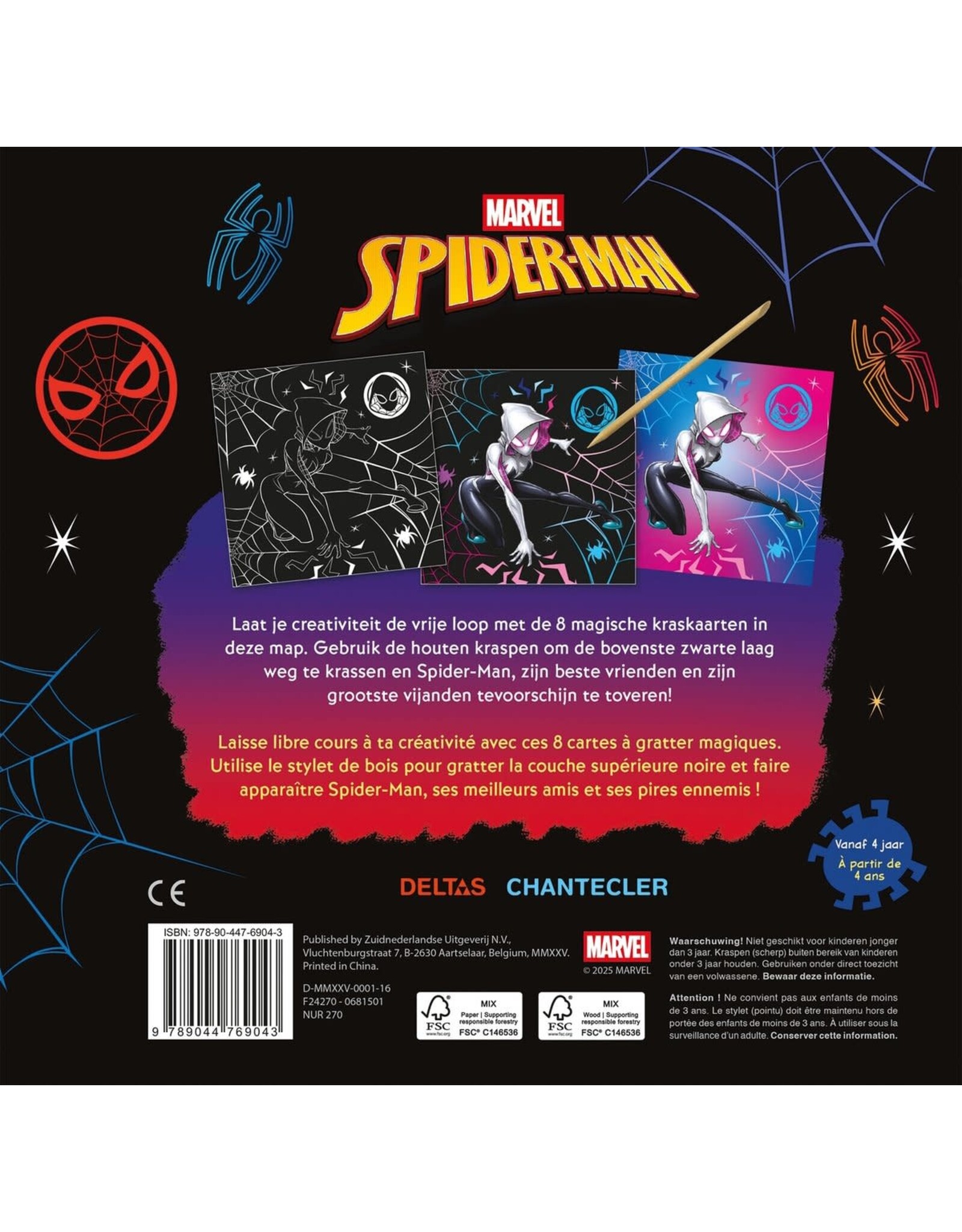 Deltas Marvel Spider-Man Kraskaarten