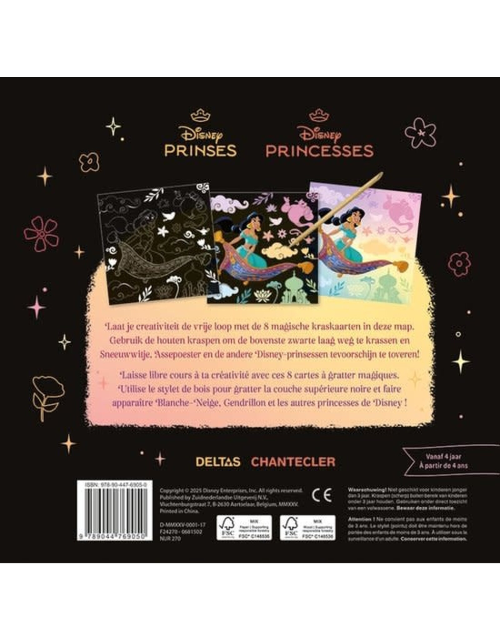 Deltas Disney Kraskaarten Prinses