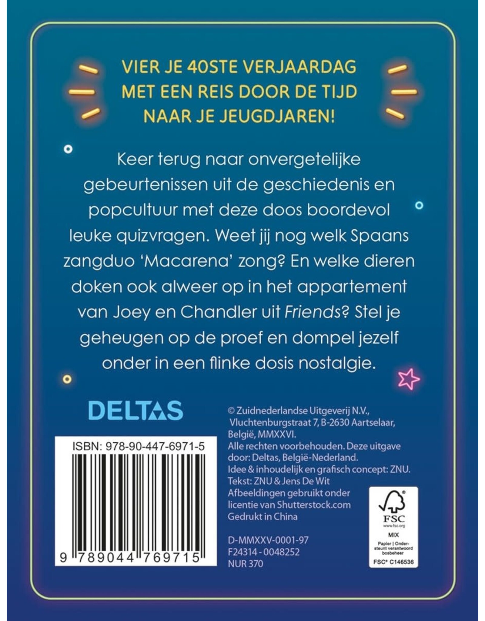 Deltas Quiz - Hoera 40 Jaar!