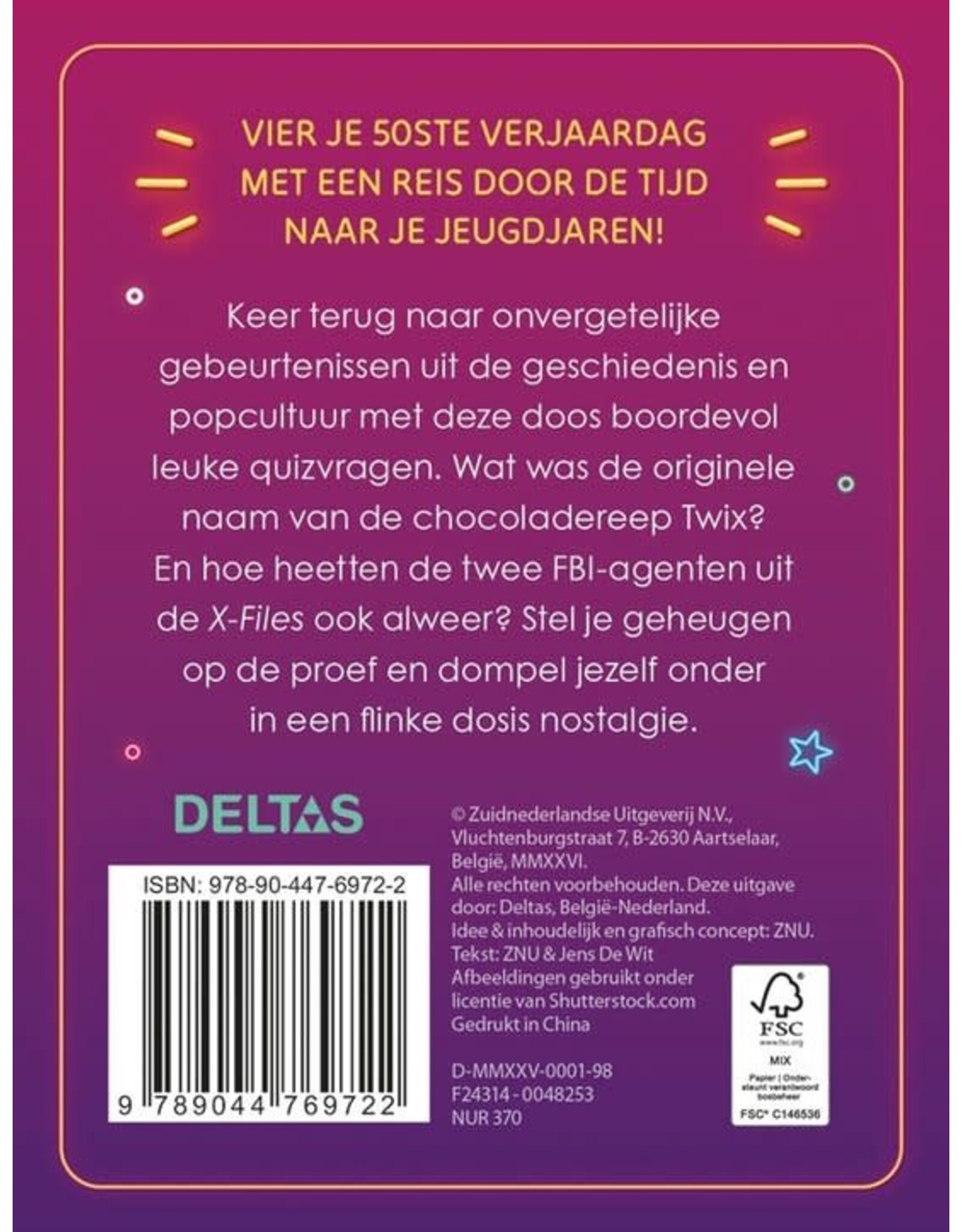 Deltas Quiz - Hoera 50 Jaar!