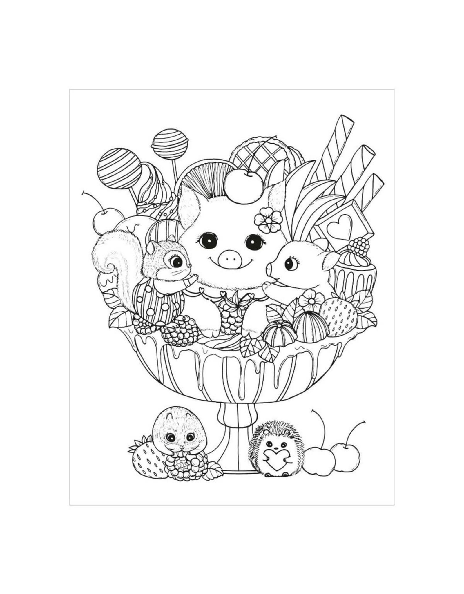 Deltas Cozy Kisses Kleurboek