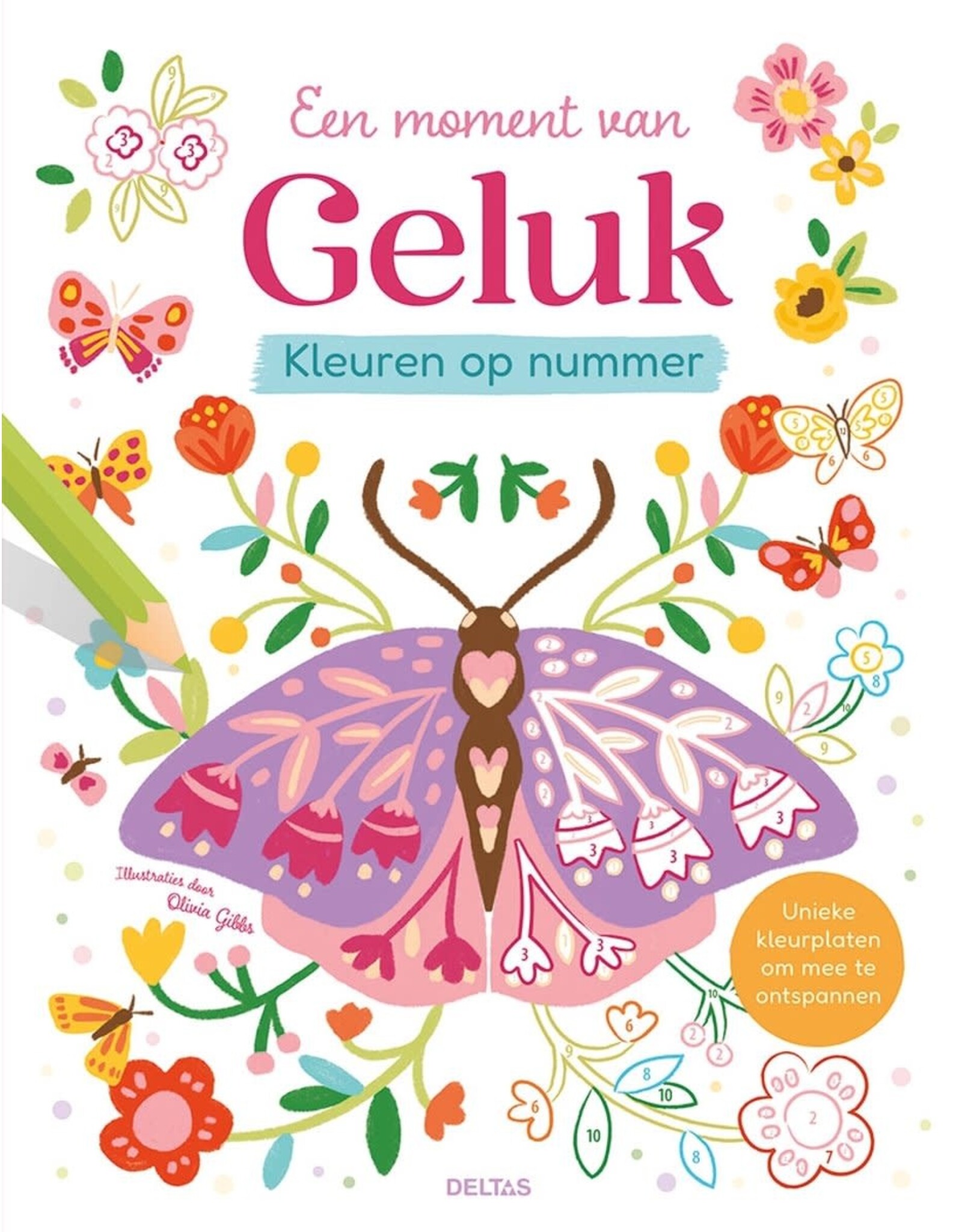 Deltas Een moment van Geluk - Kleuren op nummer