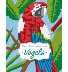 Deltas Kleurplaten op nummer - Vogels