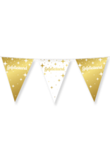 pd party Fancy Party Flags Foil - Gefeliciteerd