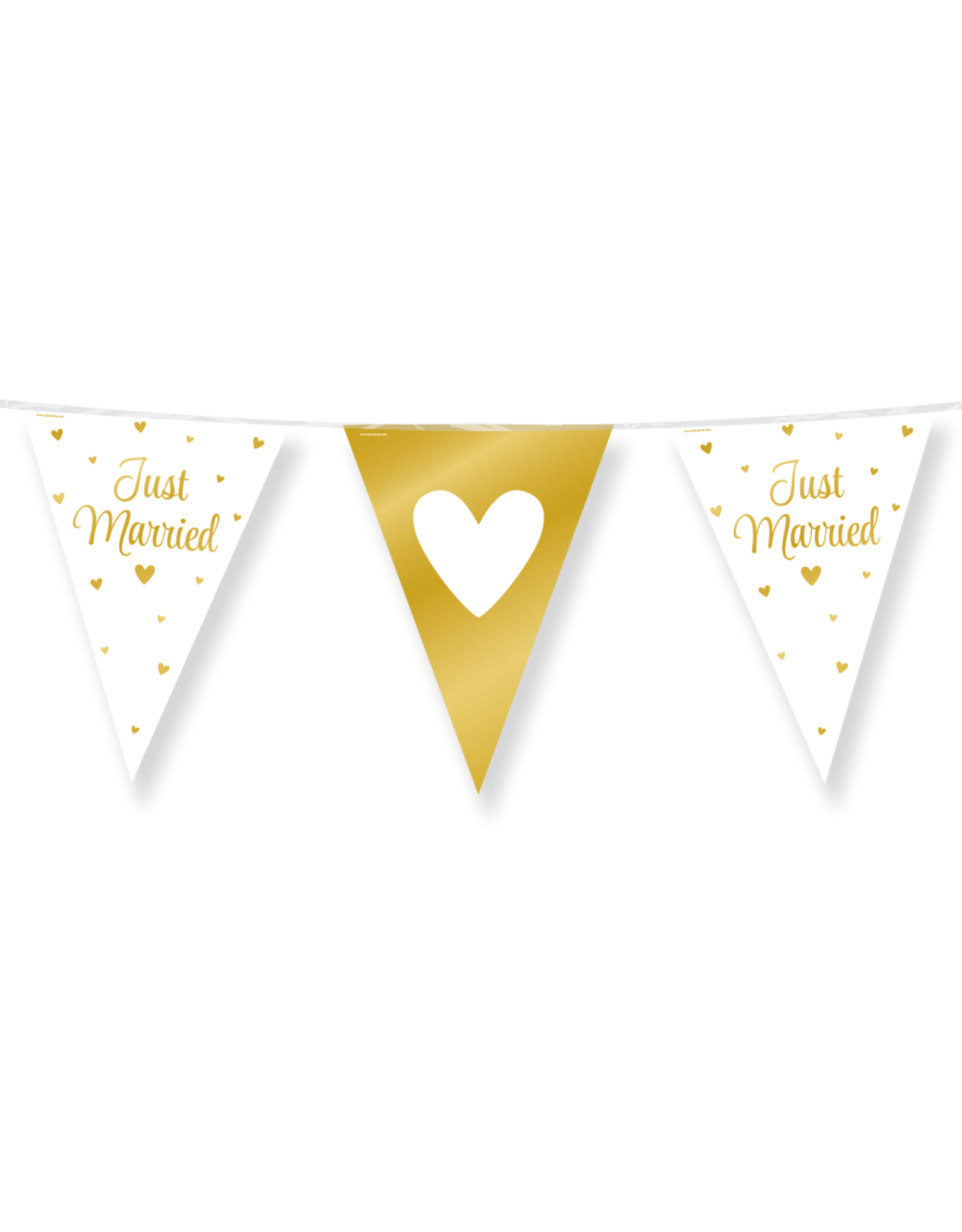 pd party Party Flags Foil - Just Married