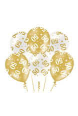 pd party Party Balloons Gold/White - 50