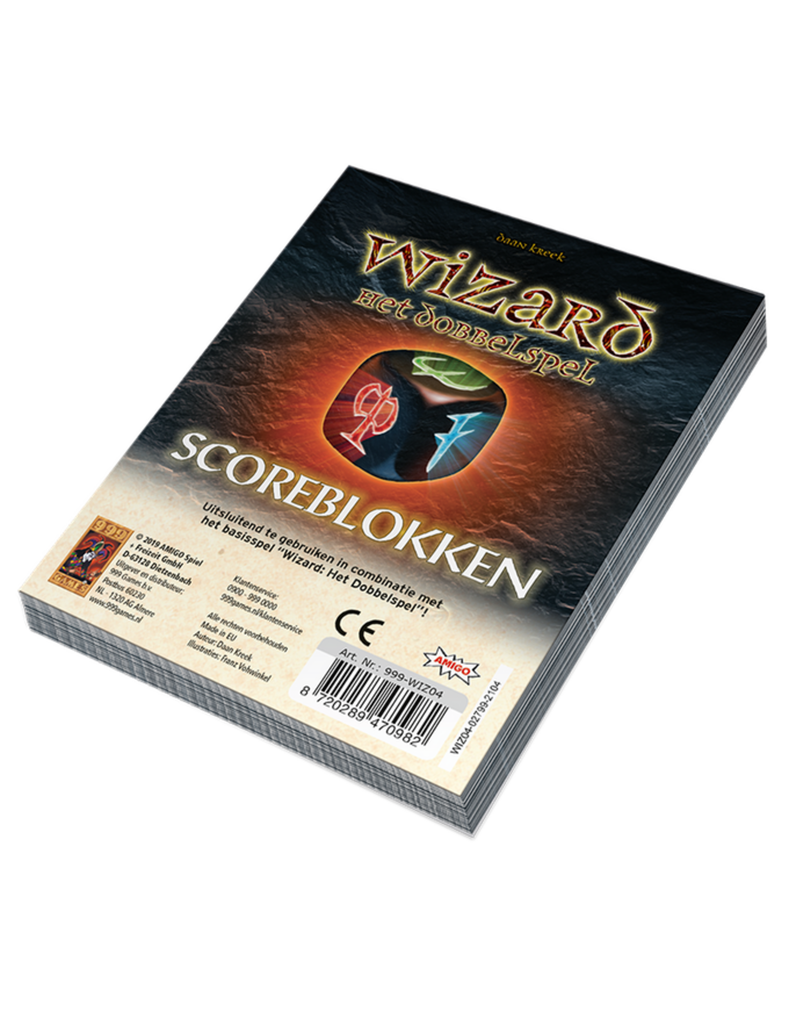 White Goblin Games Wizard Scoreblokken