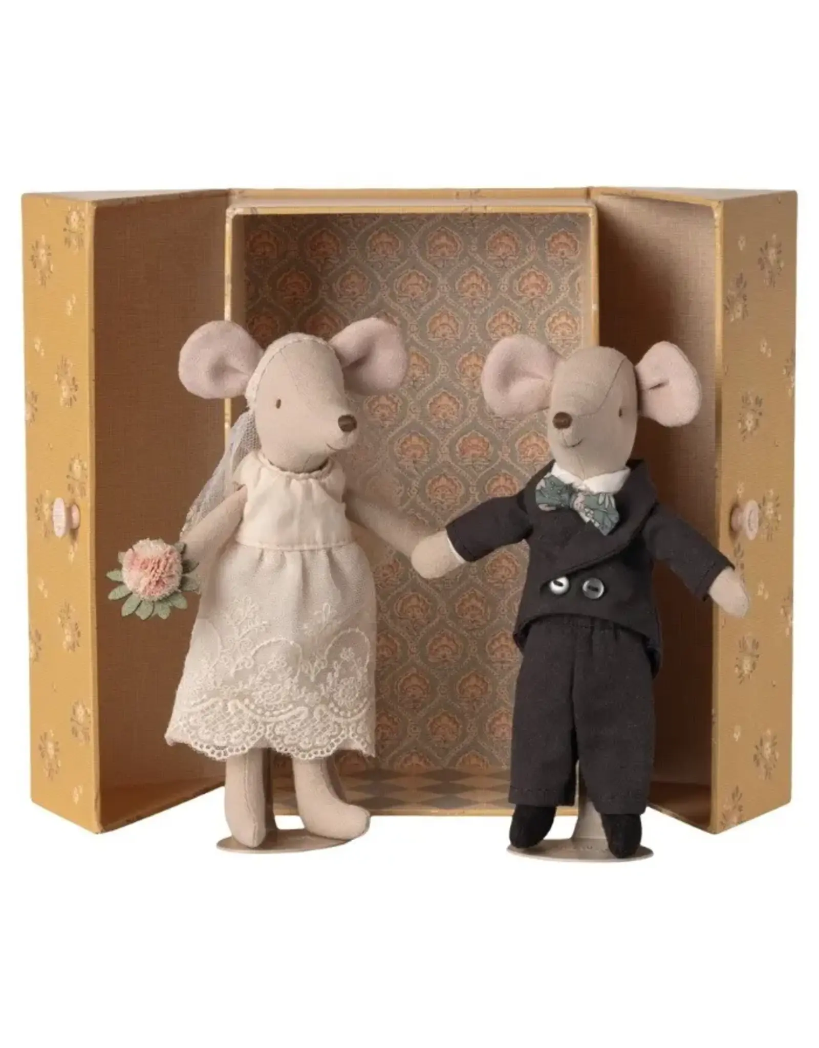 Maileg Mum & Dad Wedding Mice in Box