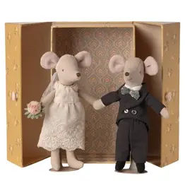 Maileg Mum & Dad Wedding Mice in Box