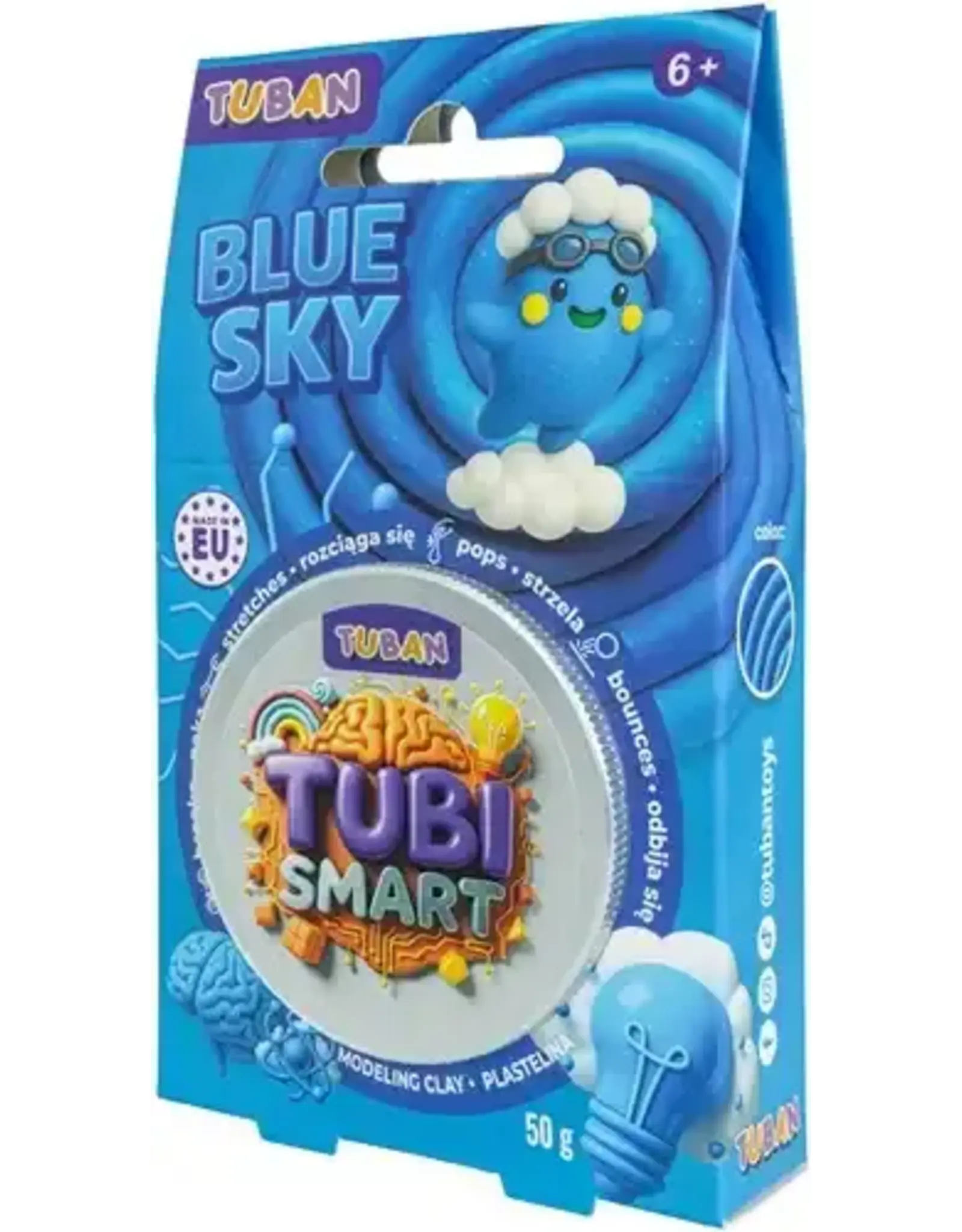 Tubi Smart Modelling Clay Blue Sky