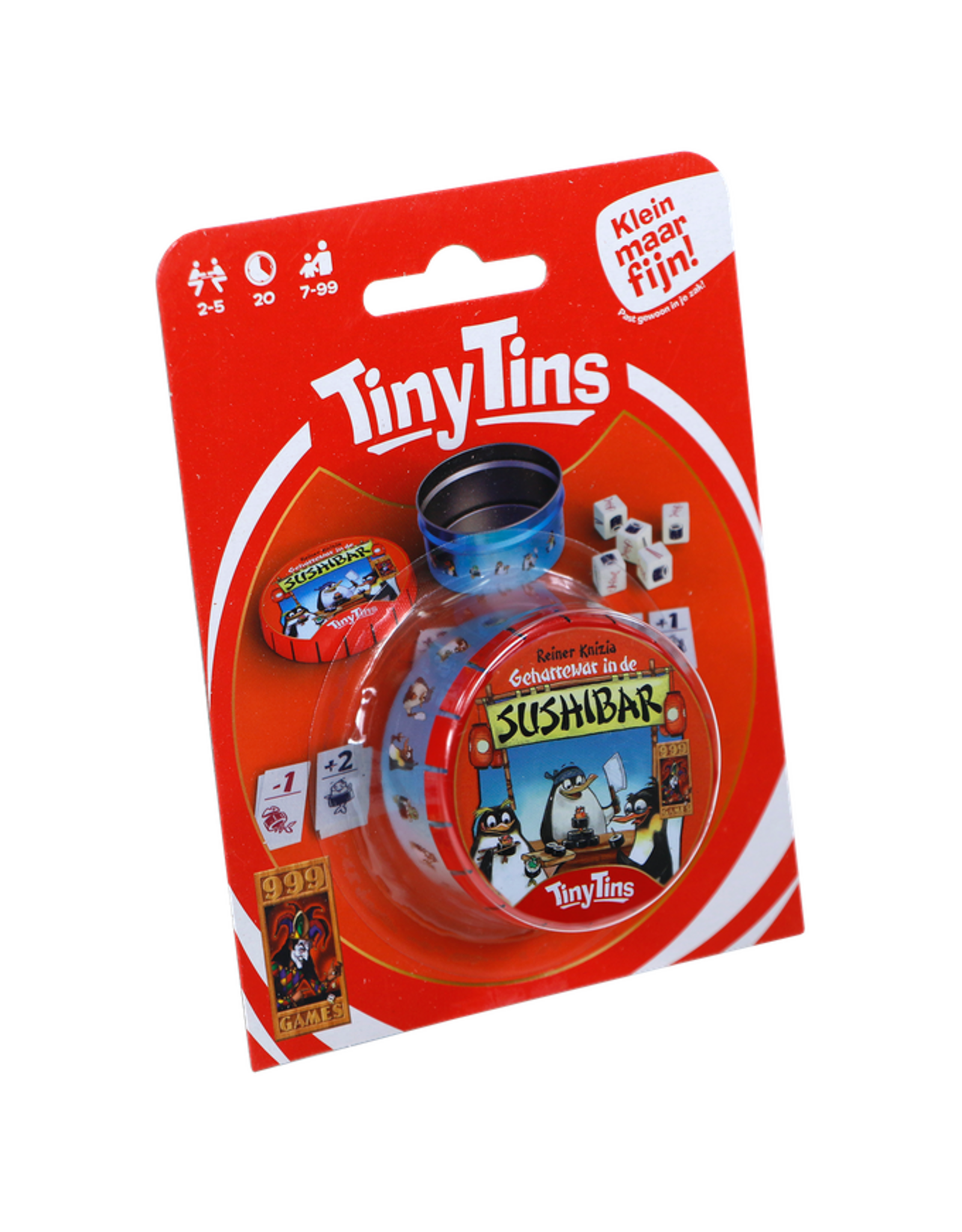 999 Games Tiny Tins Geharrewar in de Sushibar