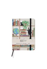 BugArt A6 Notebook BugArt “Bookcase Kitties”