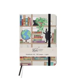BugArt A6 Notebook BugArt “Bookcase Kitties”