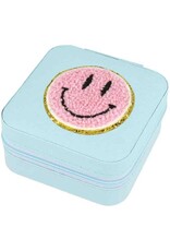 Schönes Schenken Sieradendoosje “Smiley” blauw