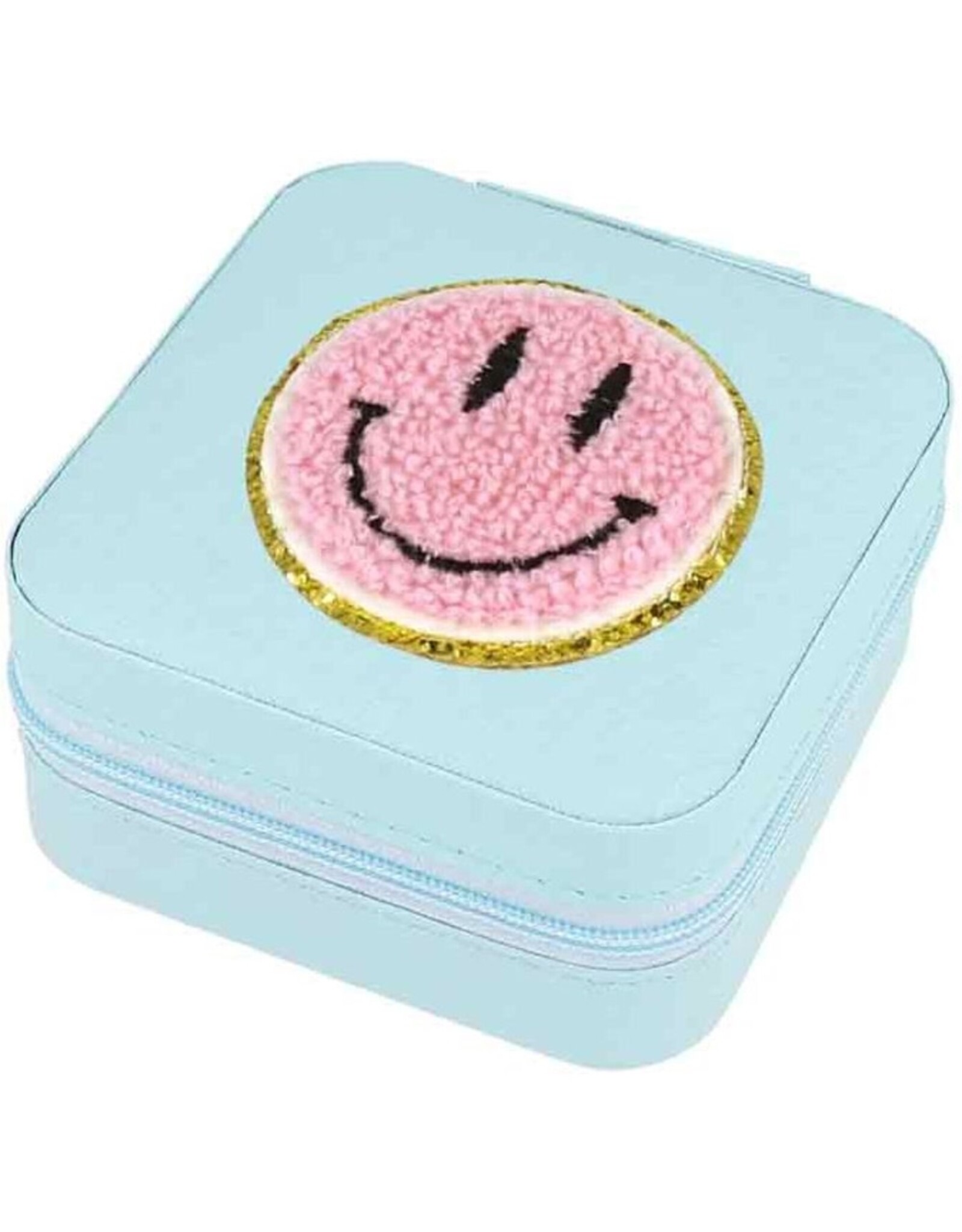 Schönes Schenken Sieradendoosje “Smiley” blauw
