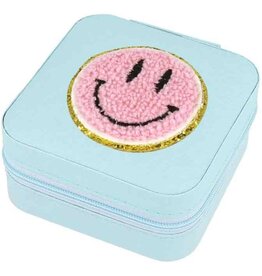 Schönes Schenken Sieradendoosje “Smiley” blauw