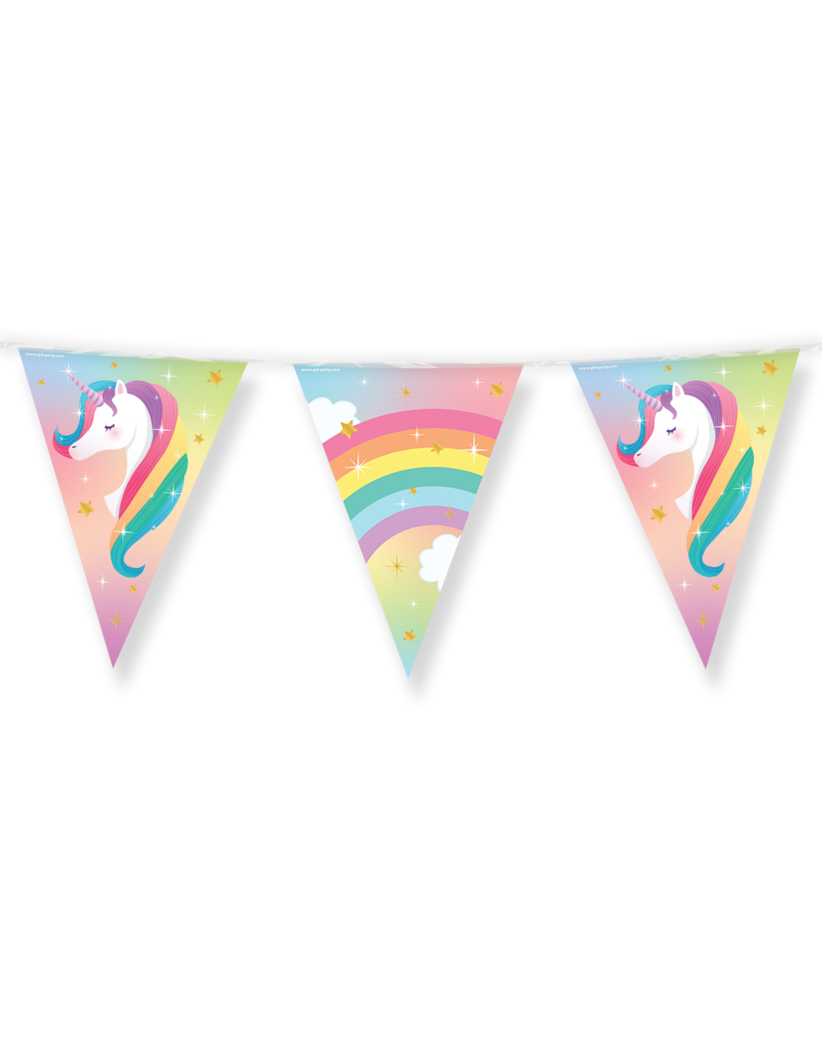 pd party Party Flags foil - Unicorn