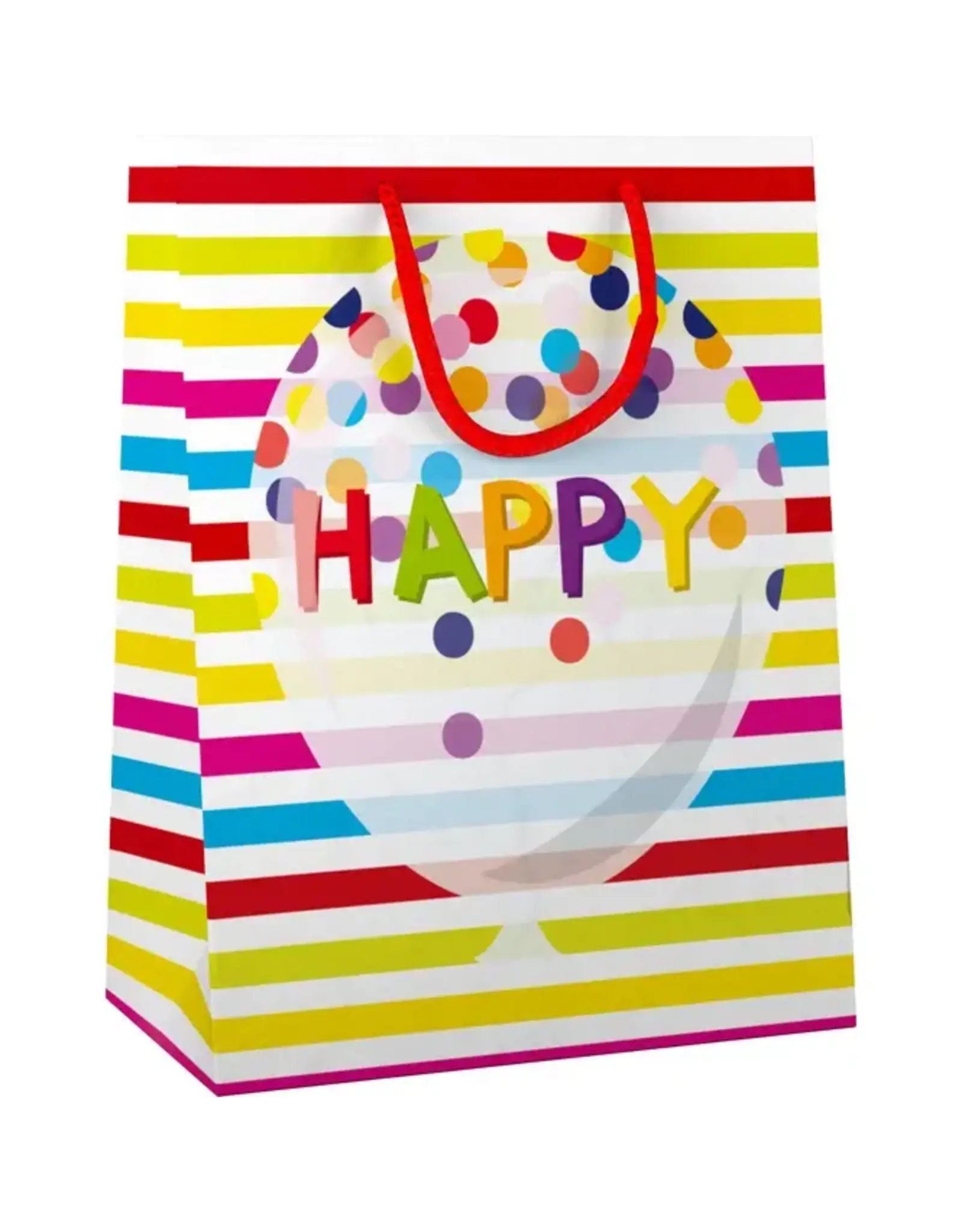 Geschenktas “Happy Confetti" medium