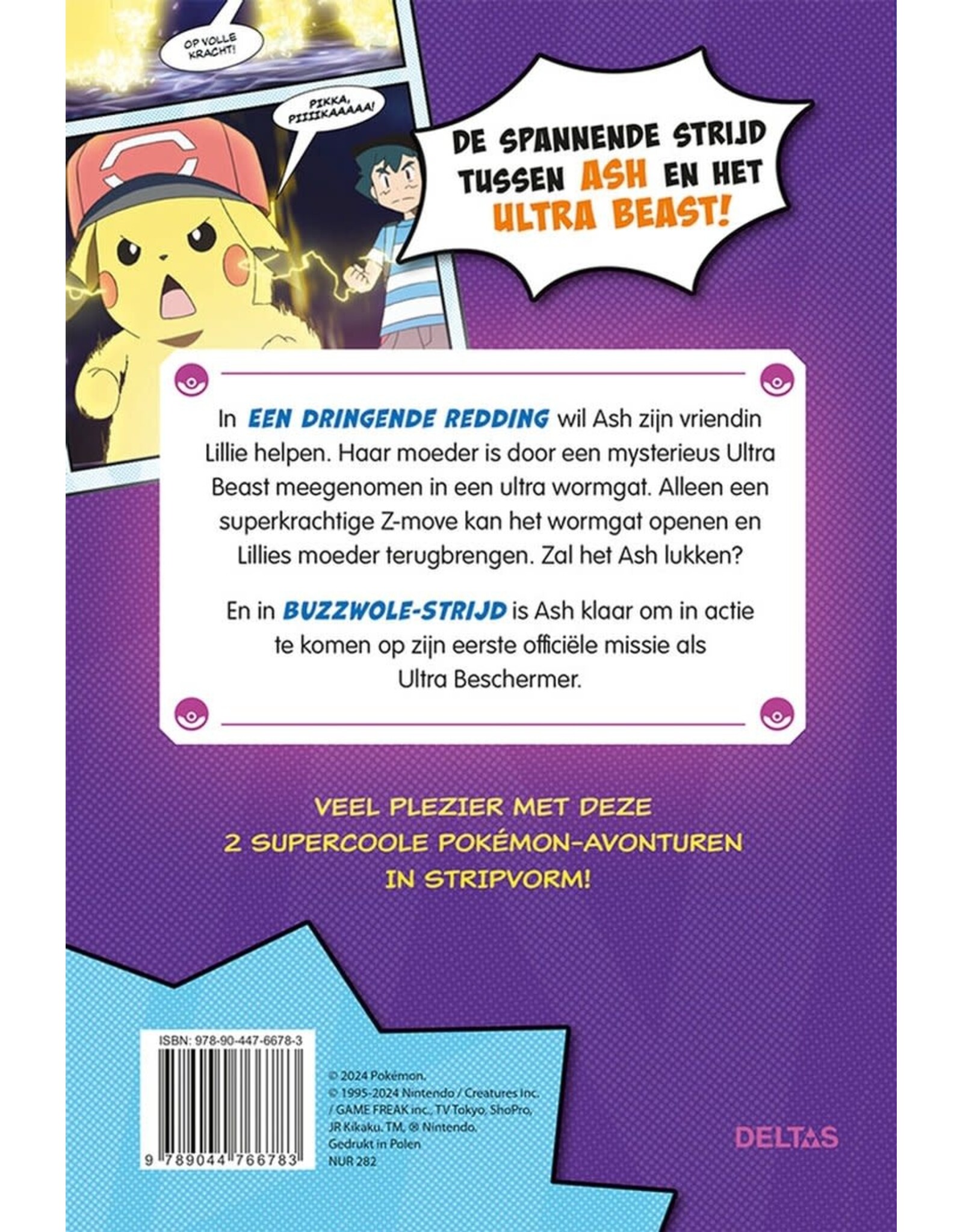 Deltas Pokémon avonturen in stripvorm - De strijd tegen het ultra beast
