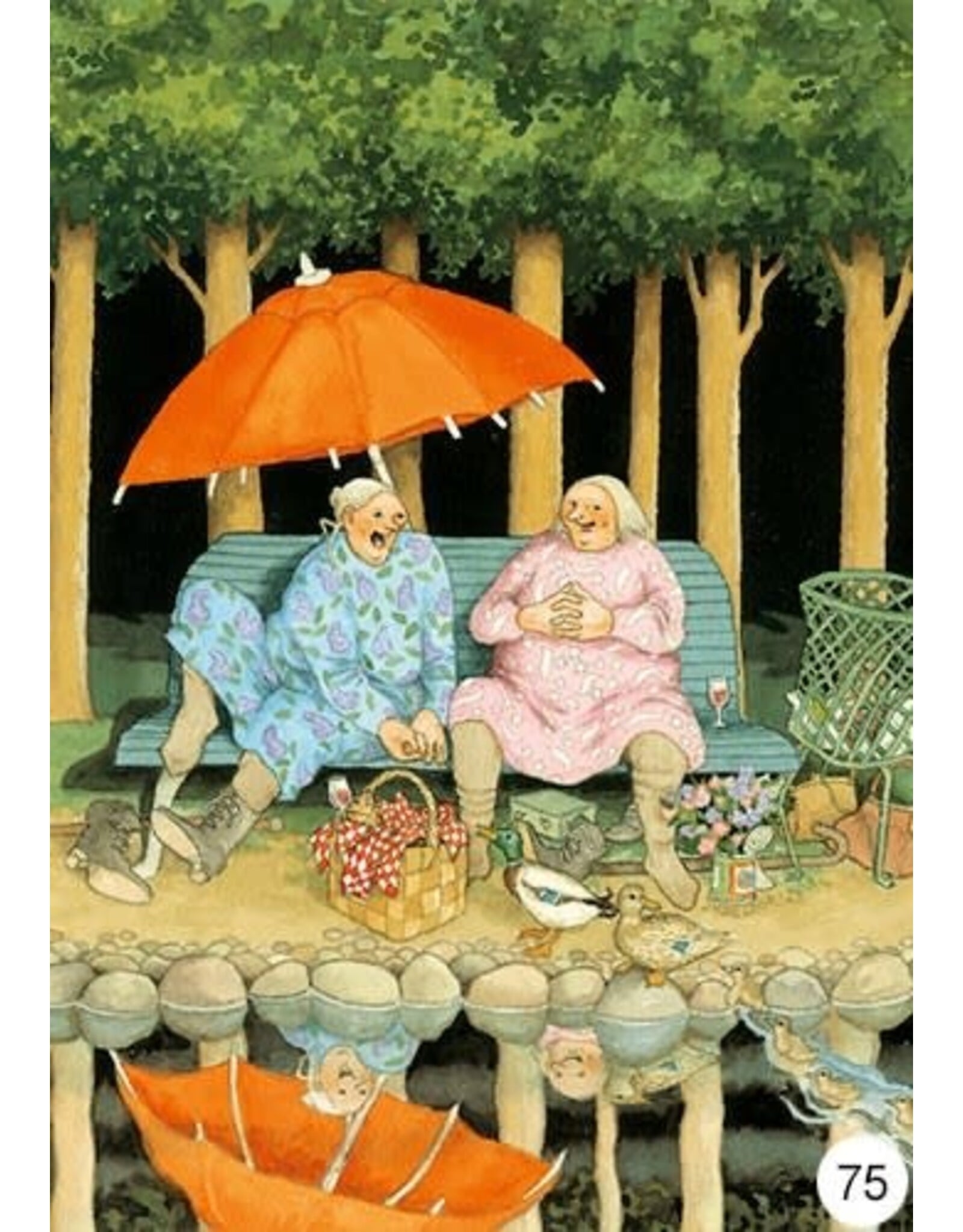 Inge Löök Postkaart Inge Löök "Aunties 75"