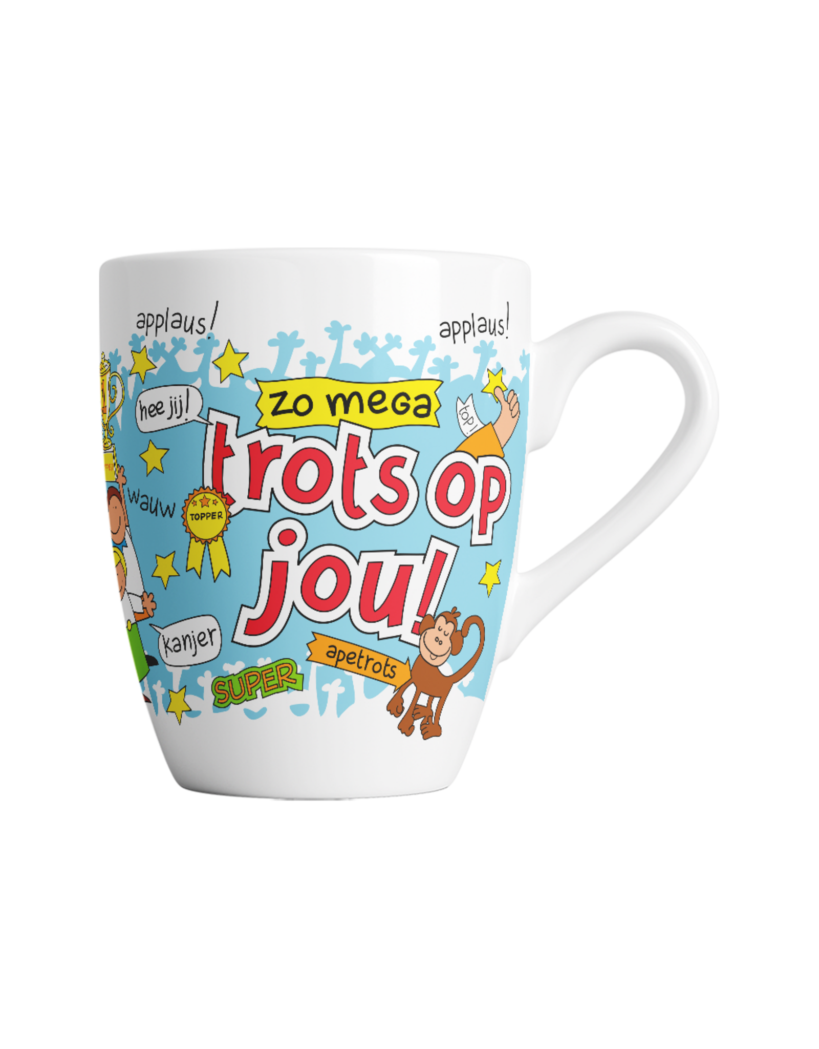 pd party Cartoonmok Trots op Jou