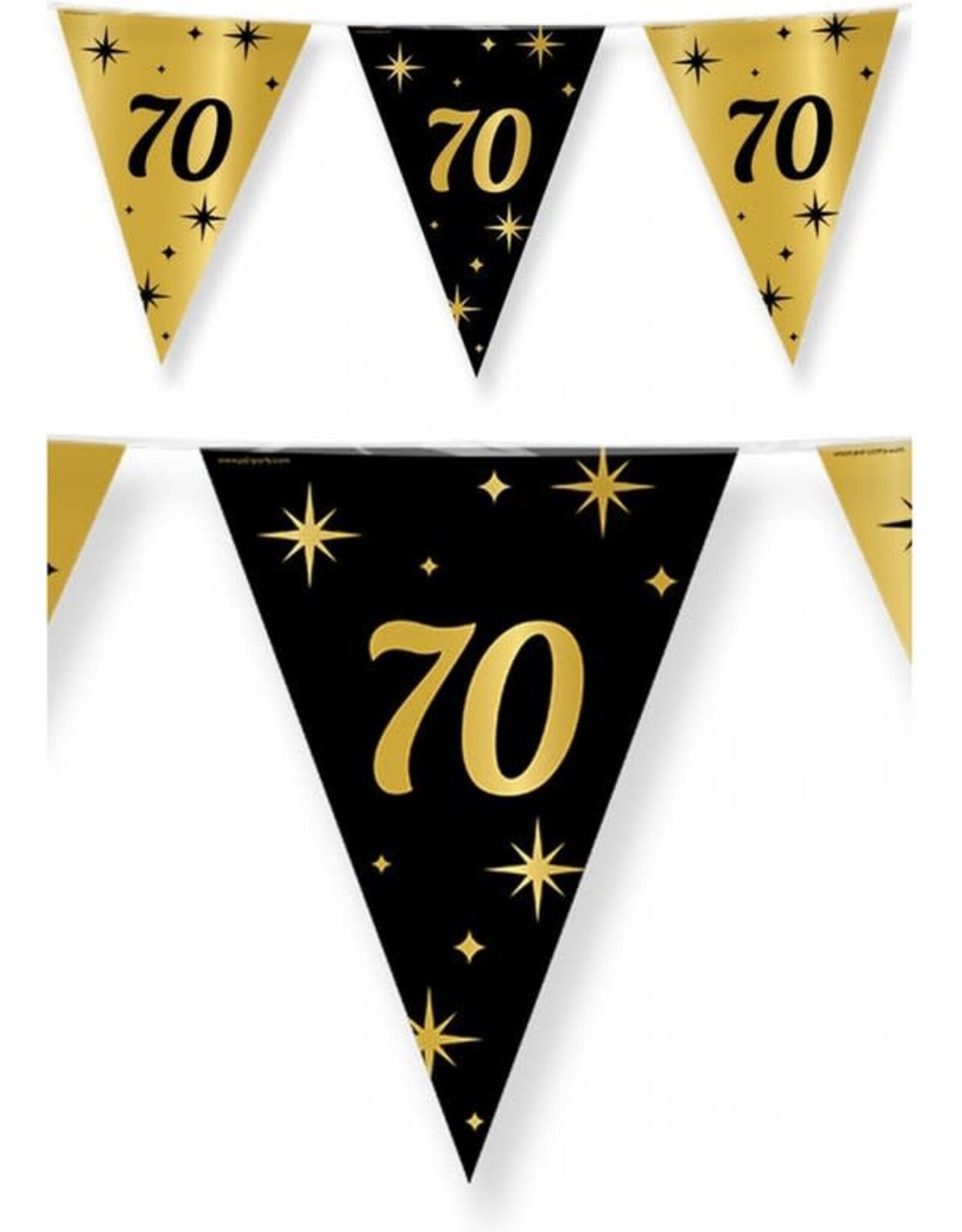 pd party Classy Party Flags Foil met Leeftijd